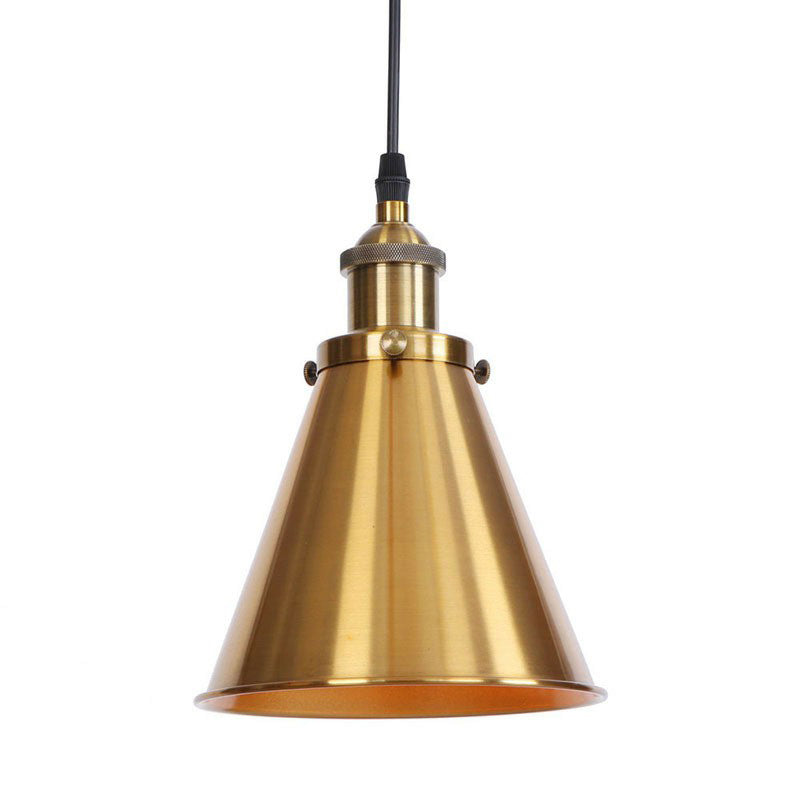 Hunter - Horn Shaped Pendant Light In Various Finishes Brass