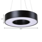 Eleanor Modern Pendant - Sleek Led Light For Offices And Homes