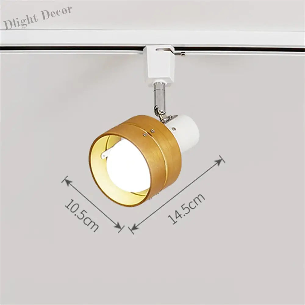 1PC LED Track Light - Sleek and Versatile Lighting Solution Solid Wooden / 9W Warm White ceiling light