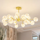 Isabella’s Modern Gold Starry Chandelier 18 / Natural