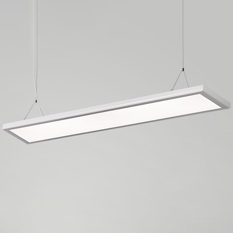 Kimberly Modern Panel Pendant - Sleek White Led Light