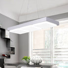 Anaïs’s Minimalist Led Pendant Light - Sleek Acrylic Rectangle For Office And Dining Lights