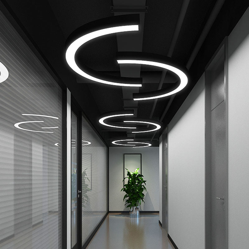 Addilynn Sleek Arc: Modern Led Pendant Lamp Lighting