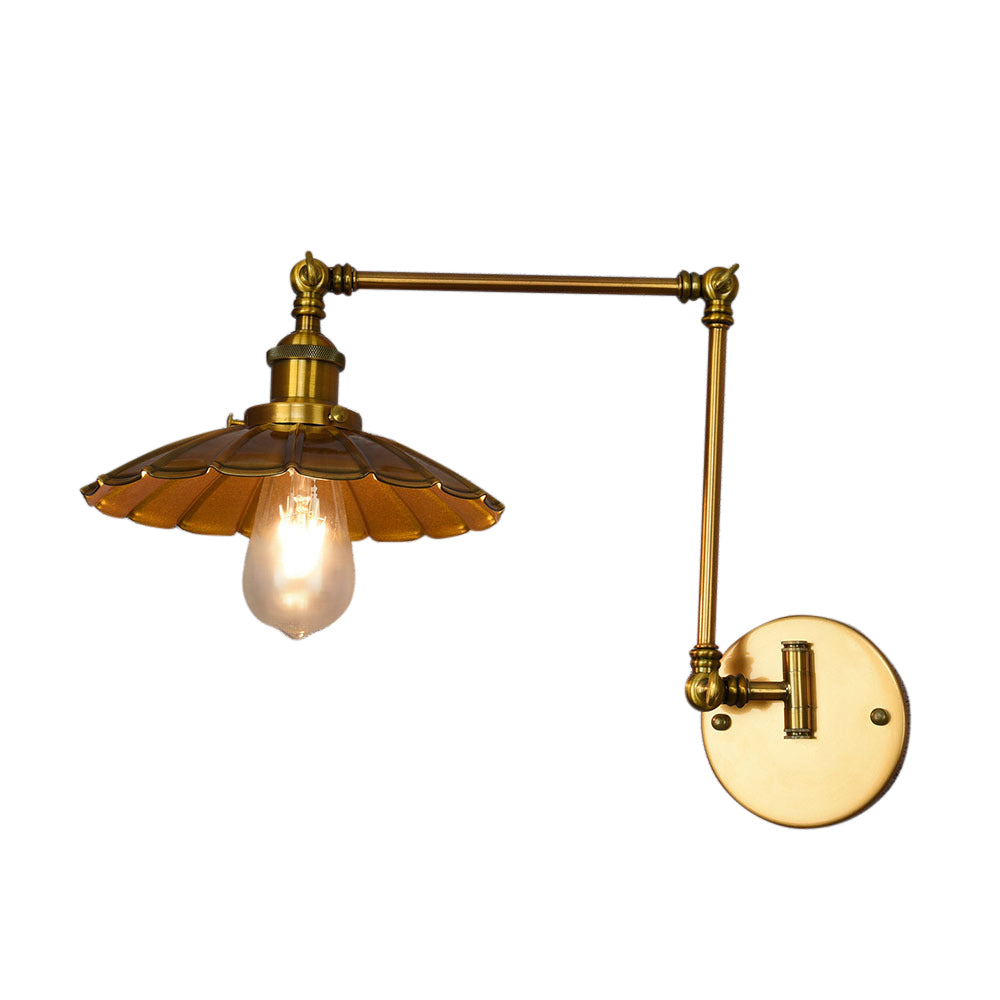 Isabella’s Industrial Chic Pendant Lamp: Warm Brass Glow For Your Living Room