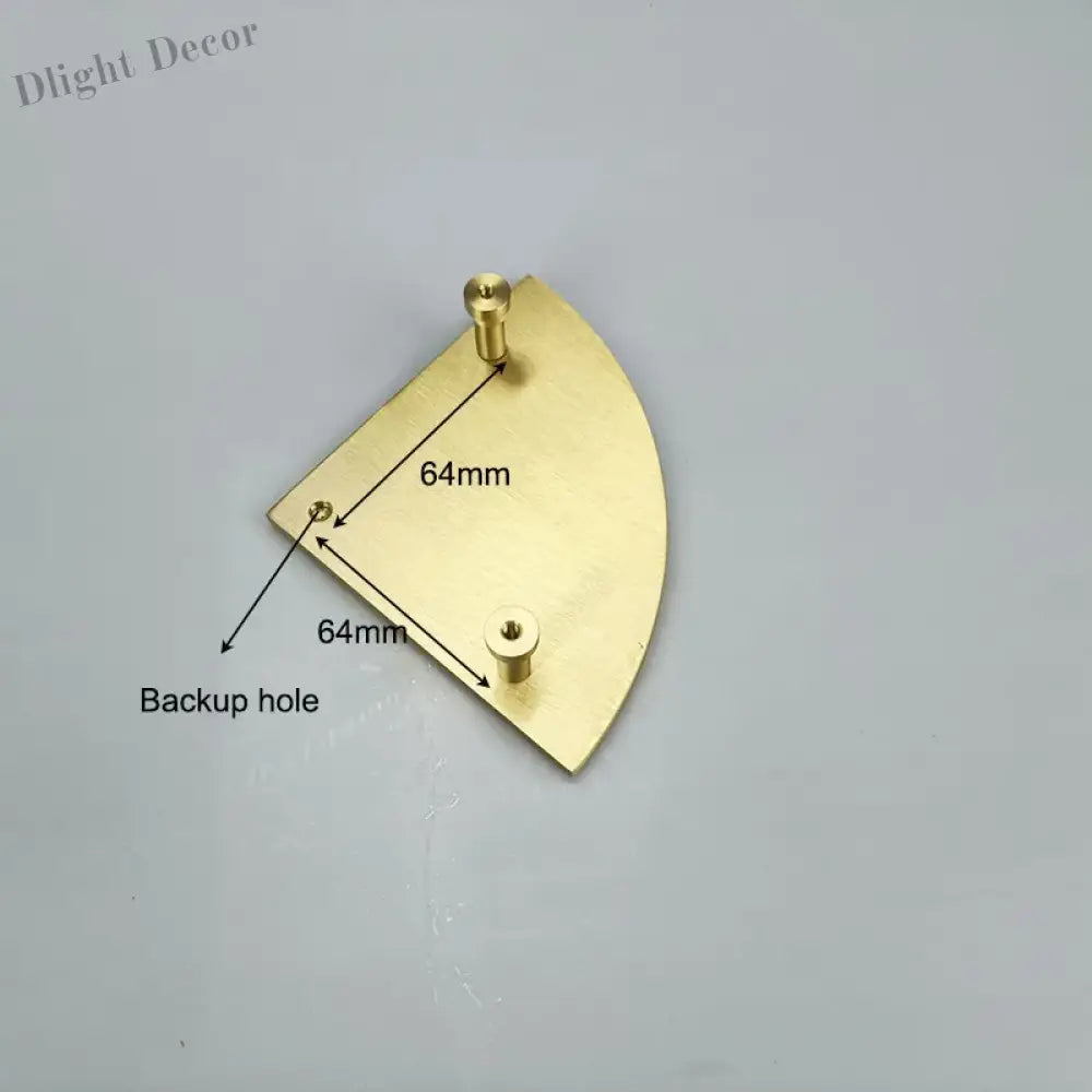 20cm Large Half-Round Brass Furniture Knobs – Wardrobe Handles and Cabinet Pulls Knobs