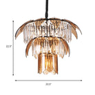 Evelyn’s Enchanting Crystal Chandelier: Light Up Your Living Room In Style