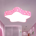 Celestial Cuddles: Sparkling Starry Night Led Ceiling Light For Kids