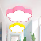 Blooming Delight: Dimmable Flower Led Ceiling Light For Kids