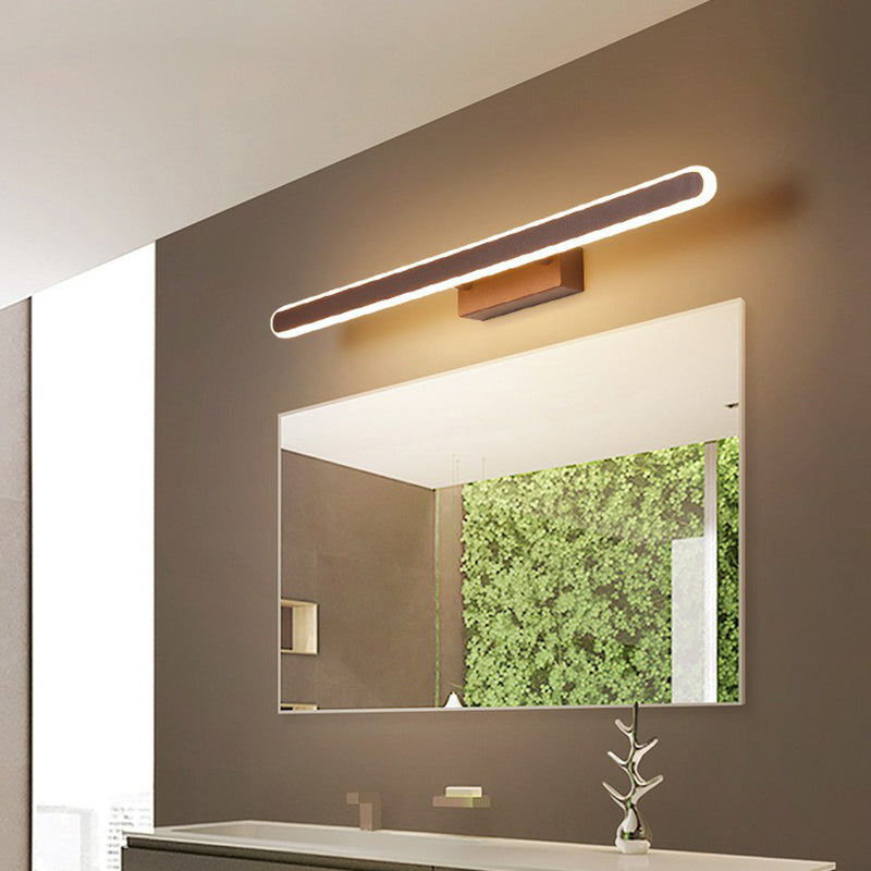 Isla Coffee Vanity Light - Modern Led Sconce For Bathrooms