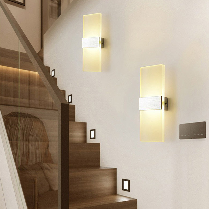 Adelyn Elegance Meets Functionality: Led Wall Sconce For Corridors Silver / Warm Wall Lamp