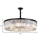 Emilia Modern Crystal Chandelier: Sparkling Elegance In Multiple Sizes (16’ 23.5’ 31.5’)