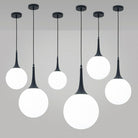 Adeline Modern Globe Pendant - Stylish Glass Light For Dining Rooms Lighting