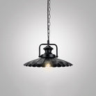 Jade Industrial Pendant: Bold Geometry Meets Modern Style Black / H