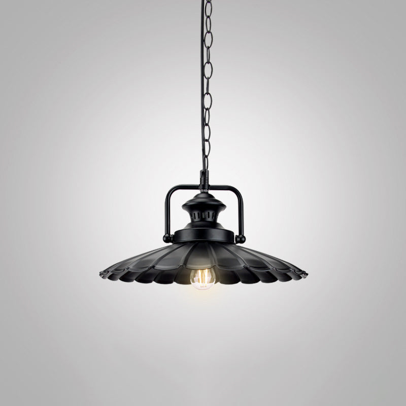 Jade Industrial Pendant: Bold Geometry Meets Modern Style Black / H