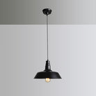 Industrial Iron Pendant Light (1 - Light) - Choose Your Size And Finish