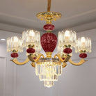 Astoria’s Prismatic Chandelier: Modern Elegance With Vintage Charm (Multiple Colors Sizes)