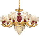 Astoria’s Prismatic Chandelier: Modern Elegance With Vintage Charm (Multiple Colors Sizes)