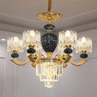 Astoria’s Prismatic Chandelier: Modern Elegance With Vintage Charm (Multiple Colors Sizes) 6 /