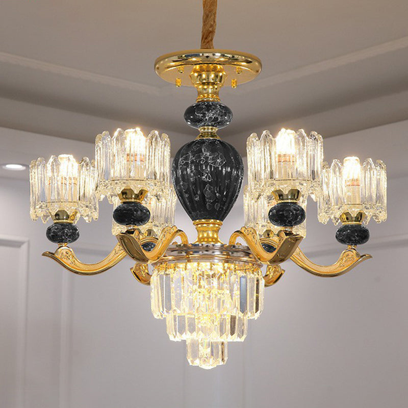 Astoria’s Prismatic Chandelier: Modern Elegance With Vintage Charm (Multiple Colors Sizes) 6 /