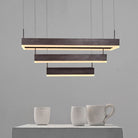 Josephine Coffee Cascade: Modern 3 - Tier Led Chandelier / Warm