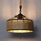 Brielle Charm With The Farmhouse Hemp Rope Pendant Light Brown / 10’ Lights