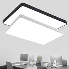 Starburst: Geometric Led Ceiling Light - Contemporary Office Fixture Acrylic Flush Mount White /