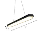 Karla Modern Linear Pendant: Customizable Led Light For Any Space