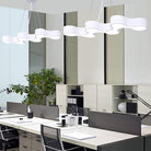 Blake - Modern Led Pendant Light With Irregular Shade (Black Or White) Lighting