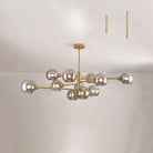 Astounding Sputnik: A Mid - Century Marvel For Modern Spaces 11 / Gold Smoke Grey Ceiling Light