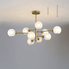 Astounding Sputnik: A Mid - Century Marvel For Modern Spaces 9 / Gold White Ceiling Light