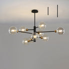 Astounding Sputnik: A Mid - Century Marvel For Modern Spaces 9 / Black Clear Ceiling Light