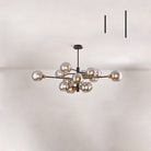 Astounding Sputnik: A Mid - Century Marvel For Modern Spaces 15 / Black Smoke Grey Ceiling Light