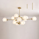 Astounding Sputnik: A Mid - Century Marvel For Modern Spaces 15 / Gold White Ceiling Light