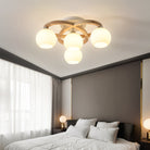 Ethan’s Modern Semi - Flush Chandelier: Warm Lighting And Rustic Charm For Your Bedroom