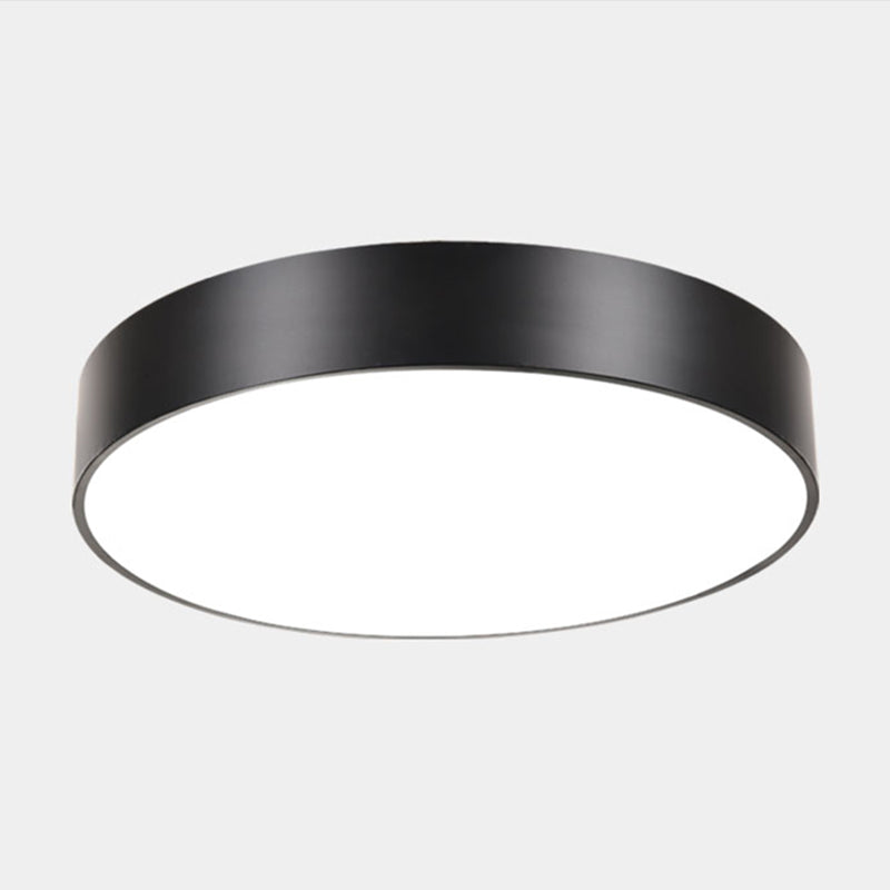 Catalina Minimalism Meets Efficiency: Led Ceiling Mount Light Black / Small Round