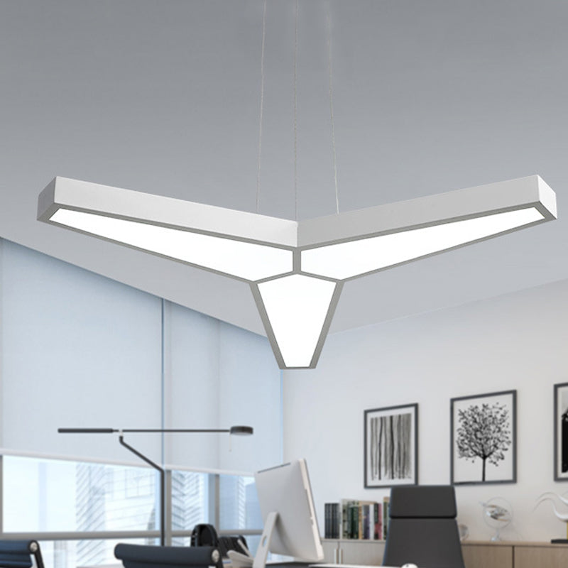 Addison Modern Y - Shaped Led Ceiling Lamp: Illuminate Your Space In Style Pendant Lighting