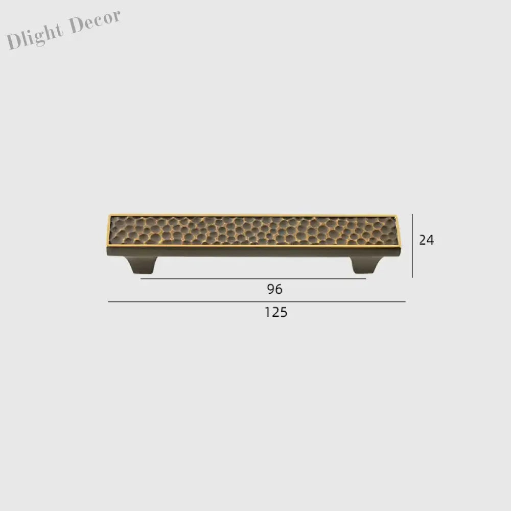24K Gold and Hammered Brass Furniture Handles – Textured Cabinet Knobs and Pulls in Antique Silver and Old-Silver