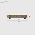 24K Gold and Hammered Brass Furniture Handles – Textured Cabinet Knobs and Pulls in Antique Silver and Old-Silver