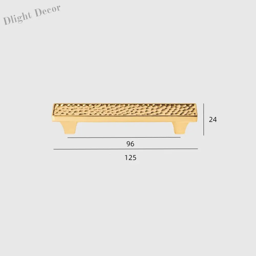 24K Gold and Hammered Brass Furniture Handles – Textured Cabinet Knobs and Pulls in Antique Silver and Old-Silver