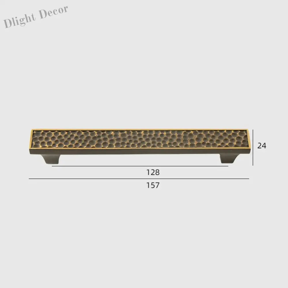 24K Gold and Hammered Brass Furniture Handles – Textured Cabinet Knobs and Pulls in Antique Silver and Old-Silver