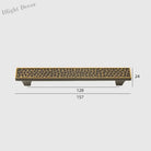 24K Gold and Hammered Brass Furniture Handles – Textured Cabinet Knobs and Pulls in Antique Silver and Old-Silver