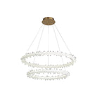 Diana - Modern Crystal Circle Chandelier (Choose Your Size & Tiers)