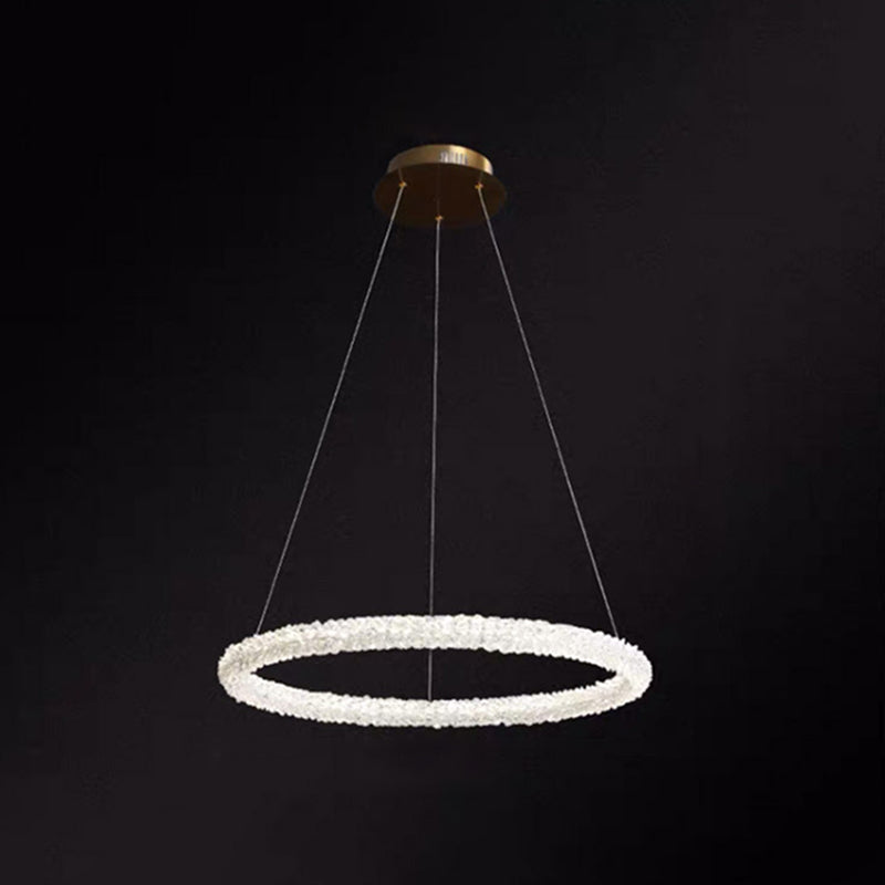 Diana - Modern Crystal Circle Chandelier (Choose Your Size & Tiers)