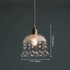 Katherine Enchanting Embrace: Brass And Crystal Mini Pendant Light