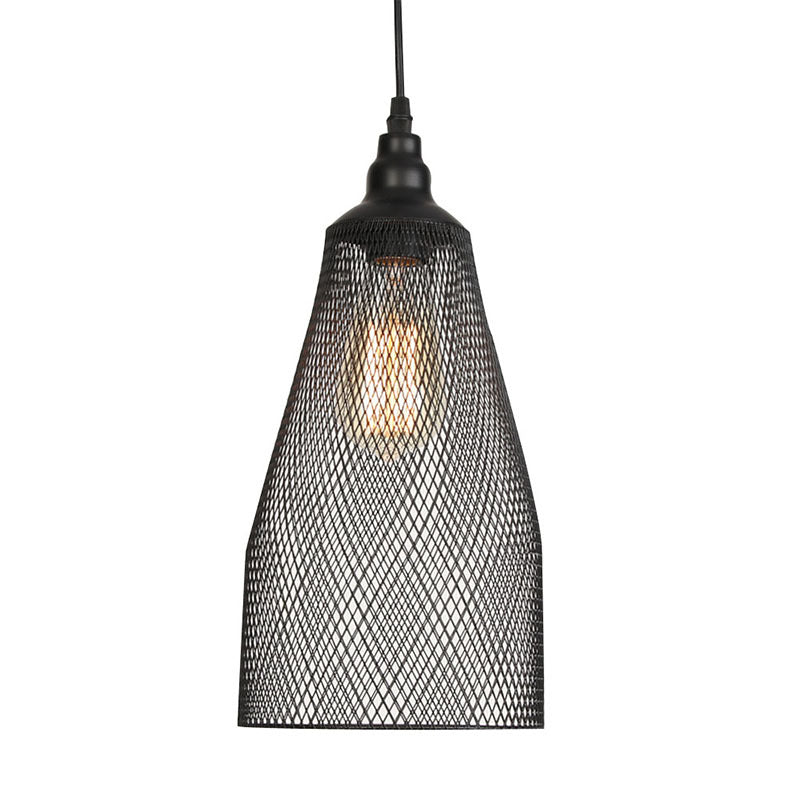 Ethan’s Industrial Wire Mesh Pendant Lamp: A Touch Of Charm