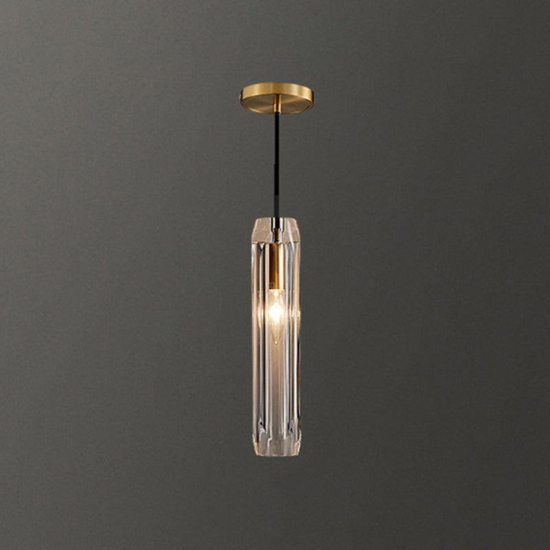 Crystal Brilliance: Customizable Elegance For Your Modern Space Brass / Cylinder