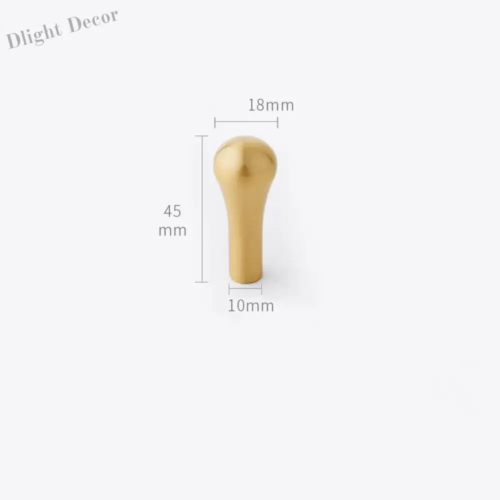 2pcs Simple Brass Wall Hooks – Gold Coat Key and Bag Holders for Home Storage A4 wall Hook