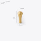 2pcs Simple Brass Wall Hooks – Gold Coat Key and Bag Holders for Home Storage A4 wall Hook