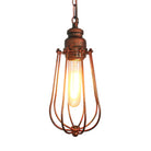 Briella Industrial Pendant Lamp: Rustic Charm For Your Bedroom