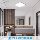 4W Square Wifi Led Ceiling Light - Dimmable Rgbcw Lamp With Remote Control For Living Room And